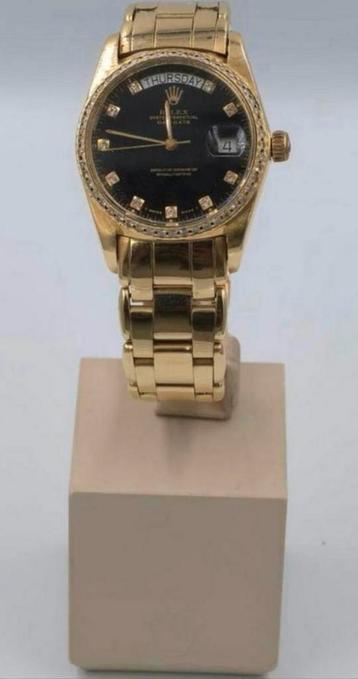 Day date geneve rolex goud 36mm heren/dames UNIEK model beschikbaar voor biedingen