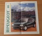 Peugeot 205 Roland Garros brochure, 1992, Duitsland, Verzenden, Gelezen, Peugeot