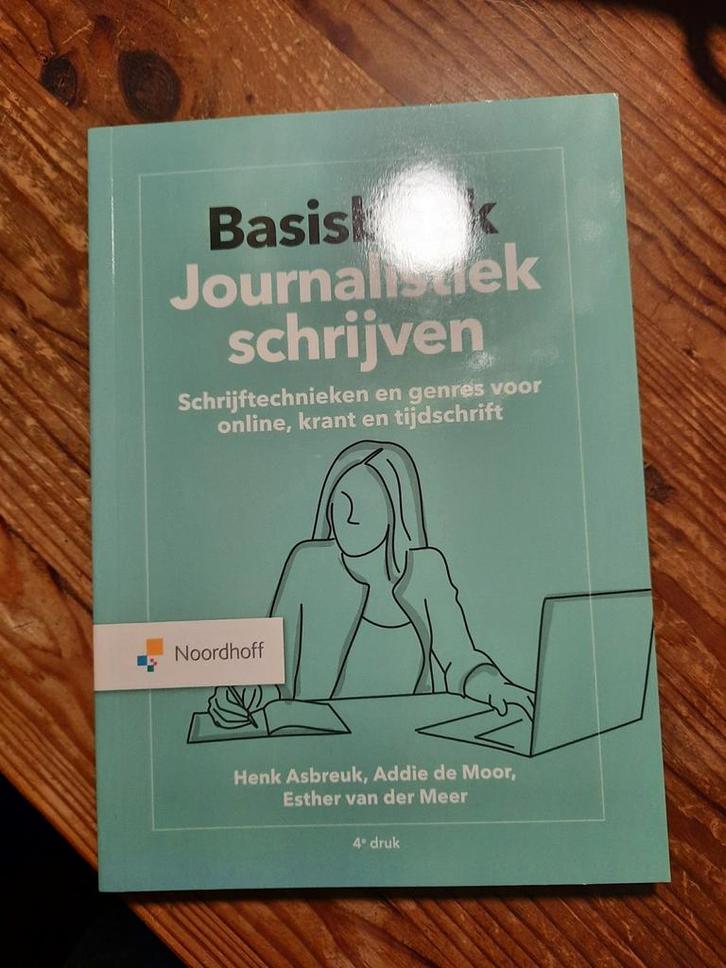 Basisboek Journalistiek Schrijven - 4e druk, Boeken, Studieboeken en Cursussen, Zo goed als nieuw, HBO, Alpha, Ophalen of Verzenden
