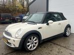 MINI Cabrio 1.6 Cooper | Airco | Lm velgen | PDC (bj 2007), Auto's, Mini, Gebruikt, Zwart, 4 cilinders, Cabriolet