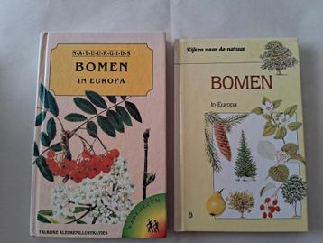 2 boeken BOMEN in Europa, Natuurgids en Kijken naar natuur beschikbaar voor biedingen