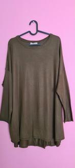 Khaki Groene Trui XL Grote Maten, Ophalen of Verzenden, Zo goed als nieuw, Maat 46/48 (XL) of groter, Groen