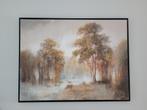 Schilderij met baklijst, Antiek en Kunst, Kunst | Schilderijen | Klassiek, Ophalen