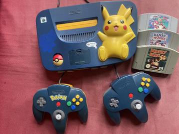 Nintendo 64 PIKACHU limited edition Compleet.  beschikbaar voor biedingen
