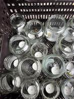 75 glazen potjes, Ophalen of Verzenden, Glas, Pot, Bus of Blik