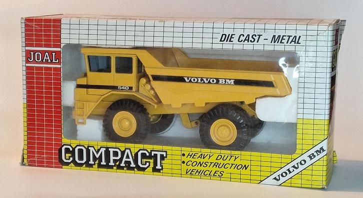JOAL Volvo BM 540  Compact – Die-Cast Metaal, Hobby en Vrije tijd, Modelauto's | 1:50, Zo goed als nieuw, Bus of Vrachtwagen, Overige merken