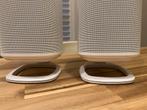 Zgan witte sonos one speakerset + flexson tafelstand, Ophalen of Verzenden, Sonos, Zo goed als nieuw