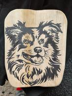 Australian Shepherd hond op hout, Verzenden, Nieuw