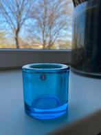 Iittala waxinelichthouder lichtblauw, Ophalen of Verzenden, Zo goed als nieuw, Overige materialen, Minder dan 25 cm