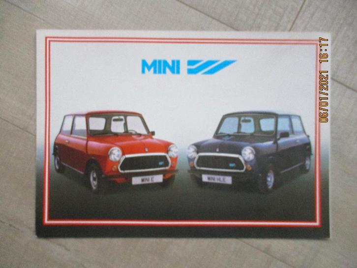 Austin Mini -- Folders 4x verschillend  SALE !!, Boeken, Auto's | Folders en Tijdschriften, Zo goed als nieuw, Overige merken