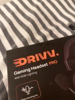 Gloednieuwe Drivv Gaming Headset met RGB, Overige merken, Surround, Nieuw, Ophalen of Verzenden