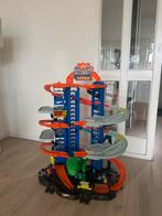 Hotweels Autogarage Autobaan Zgan, Kinderen en Baby's, Speelgoed | Racebanen, Ophalen of Verzenden, Zo goed als nieuw, Handmatig