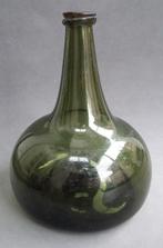 Om 1675 - 1725 Kattekopfles Bolle Kattekop Fles Bodemvondst, Ophalen of Verzenden