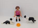 Playmobil Border Collie, hond met baasje, Ophalen of Verzenden, Zo goed als nieuw