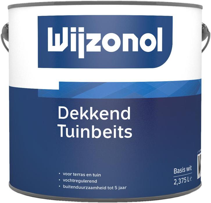 Wijzonol Dekkend Tuinbeits, Doe-het-zelf en Verbouw, Verf, Beits en Lak, Nieuw, Beits, Minder dan 5 liter, Ophalen of Verzenden