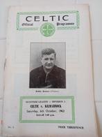 Celtic - Kilmarnock 1962 Voetbal Programma, Verzamelen, Sportartikelen en Voetbal, Ophalen of Verzenden, Gebruikt, Buitenlandse clubs