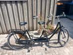 Azor tandem kort 26", Ophalen, Gebruikt, Minder dan 10 versnellingen
