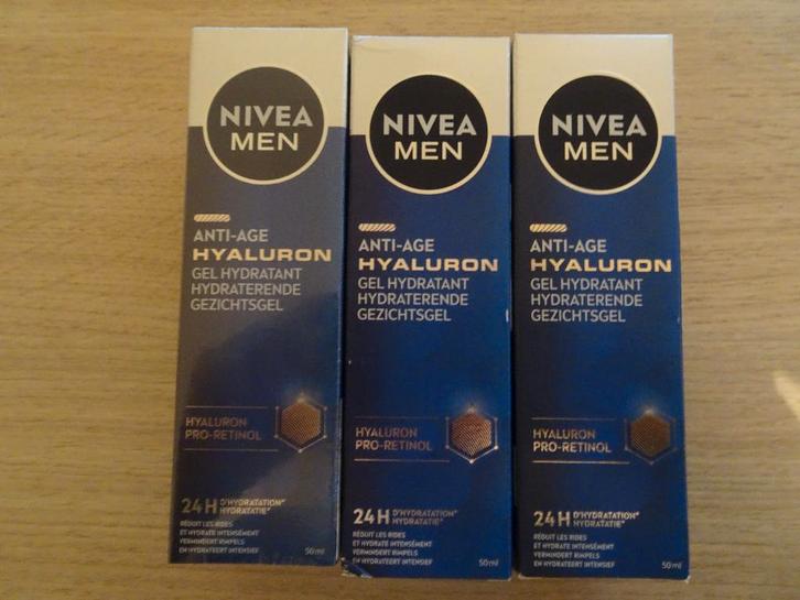Nivea Men Hydraterende Anti-Age Gezichtsgel + Gezichtscreme, Sieraden, Tassen en Uiterlijk, Uiterlijk | Gezichtsverzorging, Nieuw