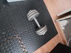 metale verstelbare dumbell, tot 15 kg, Sport en Fitness, Fitnessmaterialen, Ophalen, Gebruikt, Borst, Dumbbell
