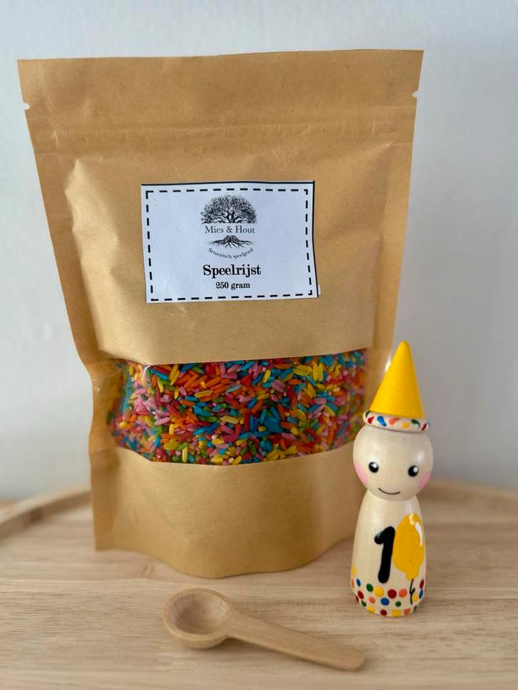 Speelrijst met Verjaardags Pegdoll, Kinderen en Baby's, Speelgoed | Educatief en Creatief, Nieuw, Knutselen, Ontdekken, Ophalen of Verzenden