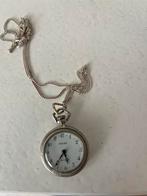 Hanghorloge ., Sieraden, Tassen en Uiterlijk, Horloges | Antiek, Overige merken, Zakhorloge, Met ketting, Zilver