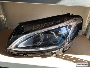 C klasse w205 led vol led koplamp blauw blue hybrid beschikbaar voor biedingen