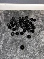 Zwarte kerst ballen - decoratie, Ophalen of Verzenden, Zo goed als nieuw