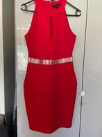 Rode avondjurk, Verzenden, Knielengte, Maat 36 (S), Gedragen