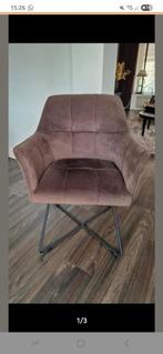 Velvet eetkamerstoelen, Overige kleuren, Ophalen of Verzenden, Zo goed als nieuw, Vier