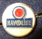 Havoline Olie Broche 1½ Centimeter Doorsnee, Transport, Gebruikt, Speldje of Pin, Verzenden