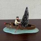Luville Man in Boat with Trea, 601.304, Sceneries, Kerstdorp, Diversen, Kerst, Ophalen of Verzenden, Zo goed als nieuw