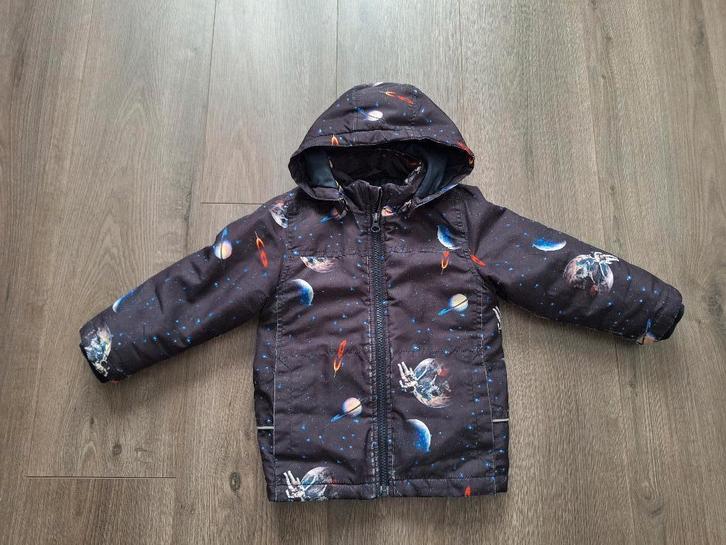 Name It winterjas ruimtevaart print, Kinderen en Baby's, Kinderkleding | Maat 92, Gebruikt, Jongen of Meisje, Jas, Ophalen of Verzenden