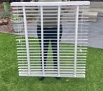 1x houtenjaloezie 100x110cm 50mm, Huis en Inrichting, Stoffering | Gordijnen en Lamellen, Ophalen of Verzenden, Zo goed als nieuw