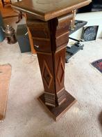 Vintage Plantenzuil met Opbergruimte - 1 Meter, Ophalen, Gebruikt