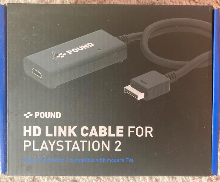 PS1 & PS2 Pound HDMI link cable, Spelcomputers en Games, Spelcomputers | Sony PlayStation Consoles | Accessoires, Nieuw, PlayStation 1