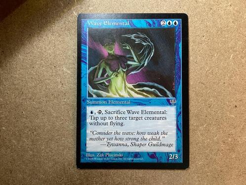 1x Wave Elemental (Good), Hobby en Vrije tijd, Verzamelkaartspellen | Magic the Gathering, Gebruikt, Losse kaart, Ophalen of Verzenden