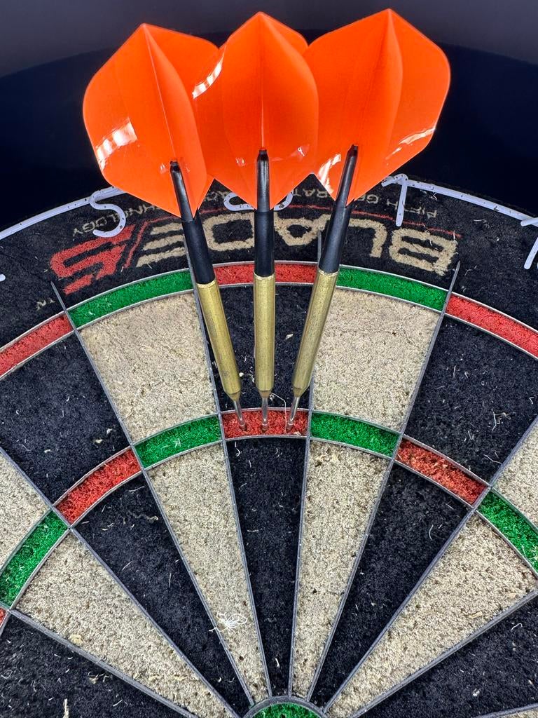 Terry Jenkins Gold Maestro 19 gram - Zeldzaam!, Sport en Fitness, Darts, Ophalen of Verzenden, Gebruikt, Pijlen