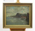 Erwin Gunther (1864-1927) Rots kust, Antiek en Kunst, Ophalen of Verzenden
