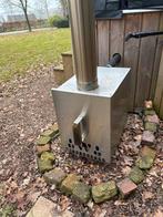 Houtkachel Welstove Medium RVS 304 voor hottub, Ophalen, Gebruikt, Vast