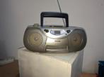 vintage draagbare radio cd en cassettedeck Philips az101, Audio, Tv en Foto, Cd-spelers, Ophalen of Verzenden, Zo goed als nieuw
