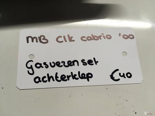 Mercedes  CLK Cabrio 2000  Gasveren set achterklep, Auto-onderdelen, Carrosserie en Plaatwerk, Gebruikt, Ophalen of Verzenden