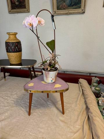 Plantentafeltje,fifties,sixties,Rockabilly, mozaïek,vintage beschikbaar voor biedingen