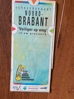 Verkeerskaart Noord-Brabant, Gelezen, Ophalen of Verzenden, Landkaart, 1800 tot 2000