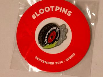 Lootpins September 2016 Speed logo pin #lootpins pins beschikbaar voor biedingen