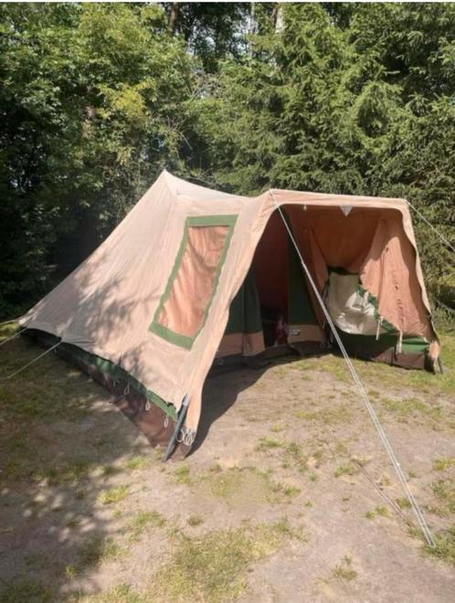 Piramidetent Vrijbuiter 'Japio' 4 personen, Caravans en Kamperen, Tenten, tot en met 4, Gebruikt, Ophalen