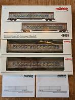 Marklin 48065 Set schuifwandwagens "Transwaggon", Wisselstroom, Wagon, Ophalen of Verzenden, Zo goed als nieuw