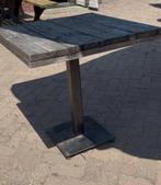 Terras tafels 10 stuks, Tuin en Terras, Tuintafels, Ophalen, Gebruikt, Vierkant, Hout