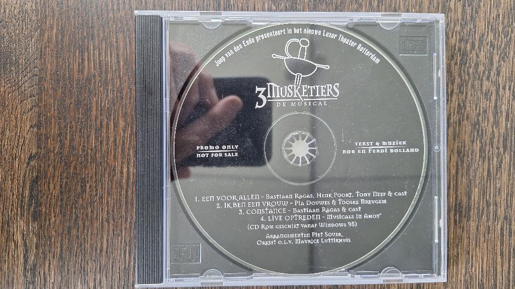 3 Musketiers - De Musical - Stage Music - Joop van den Ende, Ophalen of Verzenden, Gebruikt