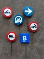 Speldjes diverse verkeersborden, Ophalen of Verzenden, Gebruikt