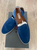 Instappers/espadrilles blauw suède mt 42, Ophalen of Verzenden, Nieuw, Blauw, Loafers